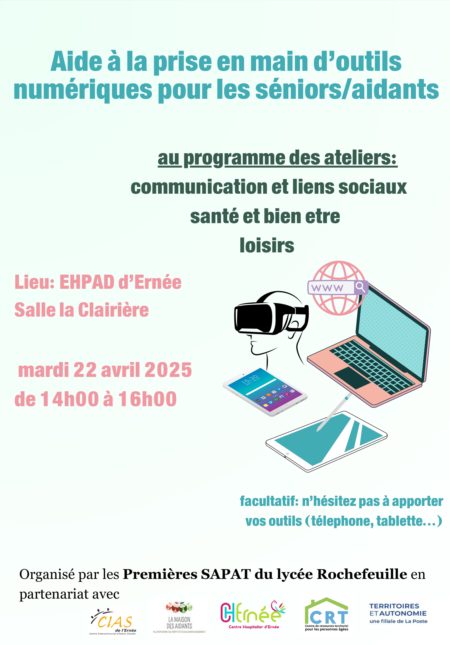 Aide à la prise en main des outils numériques