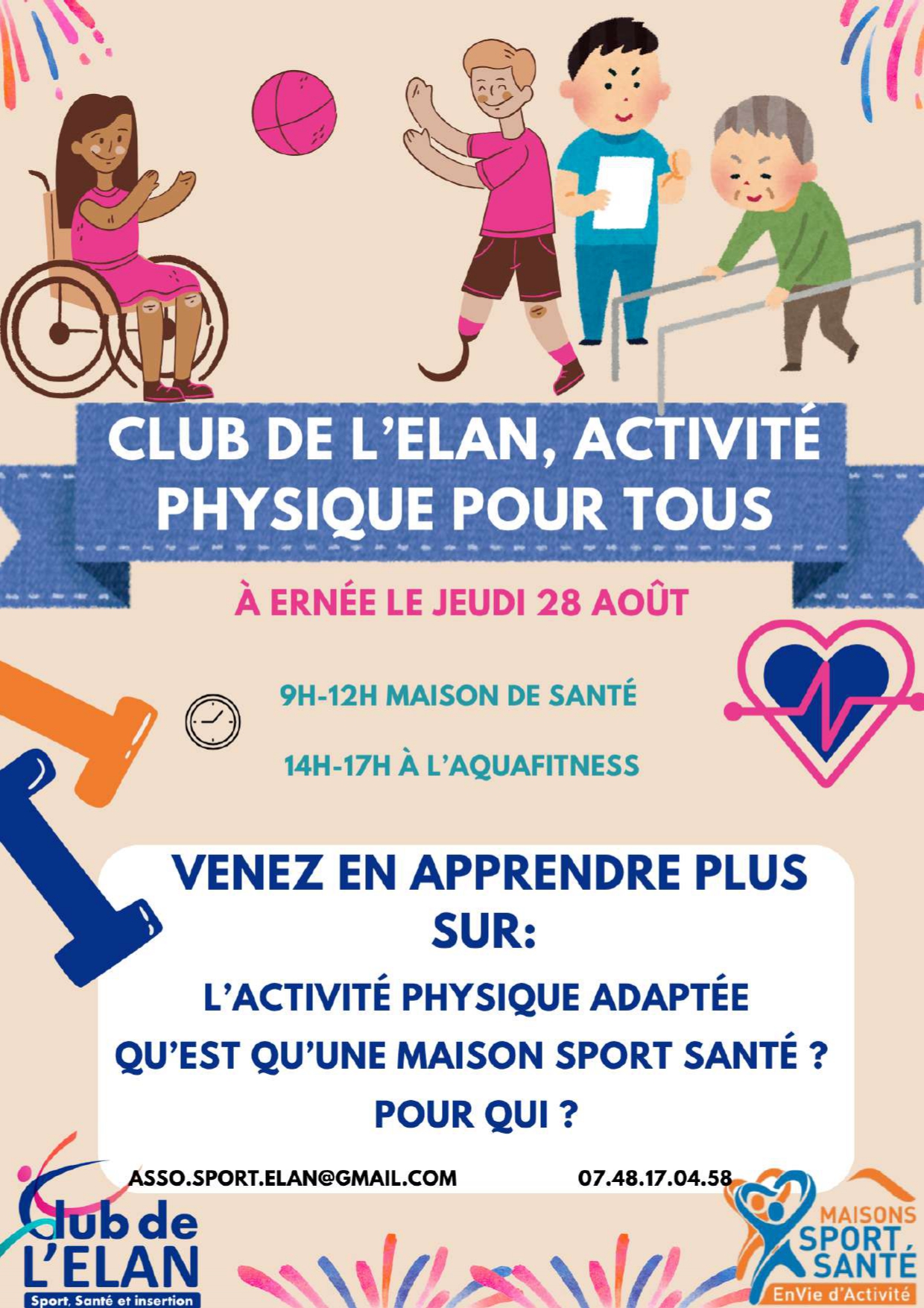 Journée « Activité physique pour tous » le 28 août