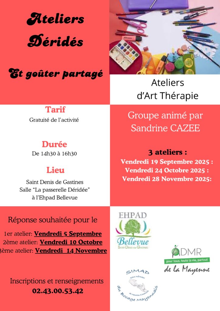 Ateliers Déridés art thérapie