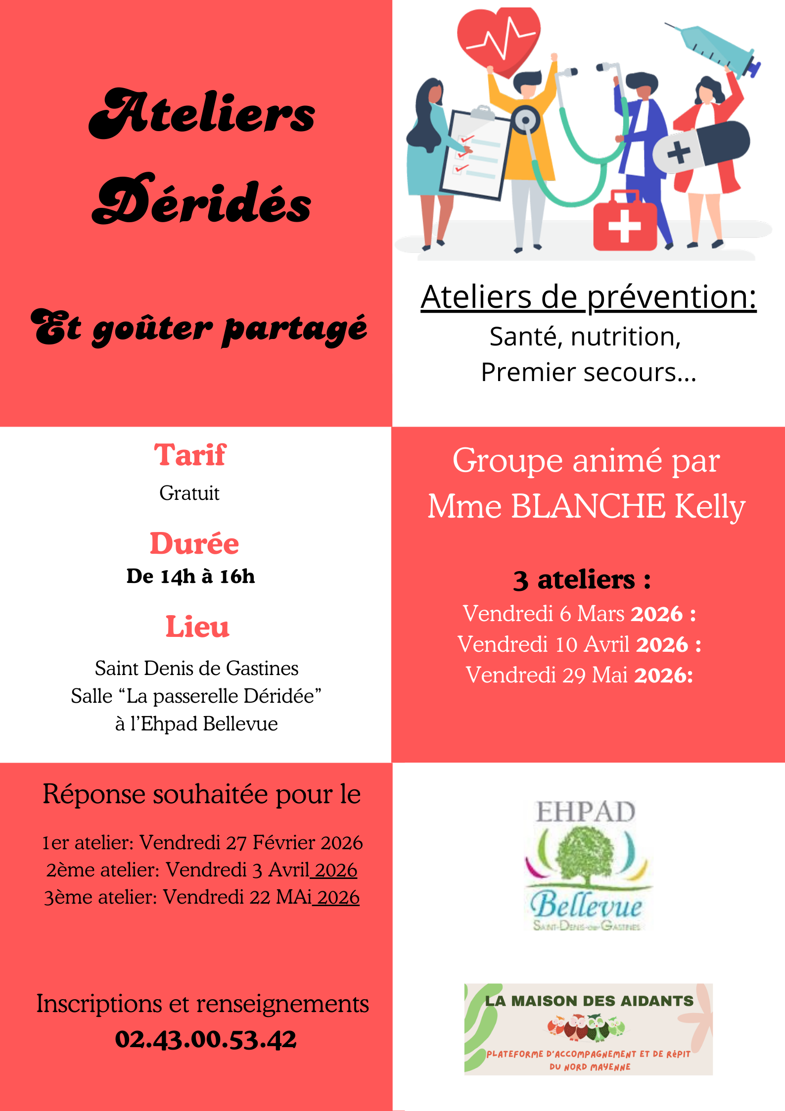 Atelier art-thérapie Saint Denis de Gastines